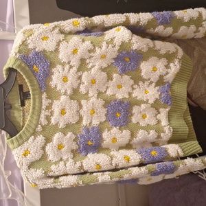 Flower sweater from Forever 21